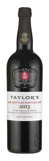 Garrafa de vinho do Porto Taylor's Late Bottled Vintage 2013
