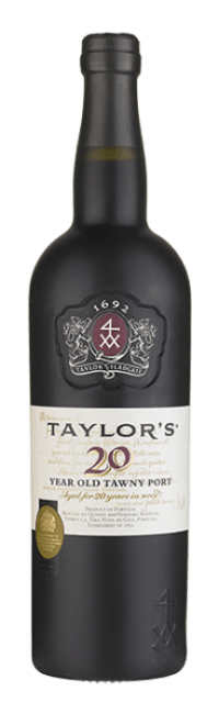 Garrafa de vinho do porto Tawny 20 Anos da Taylor's