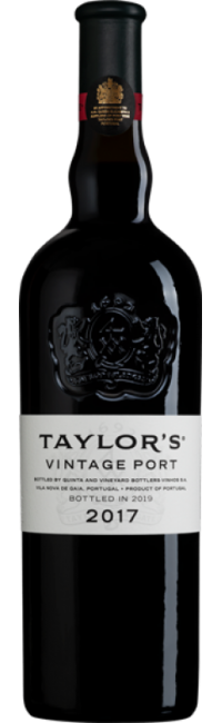 Garrafa Vintage 2017 da Taylor's Vinho do Porto 