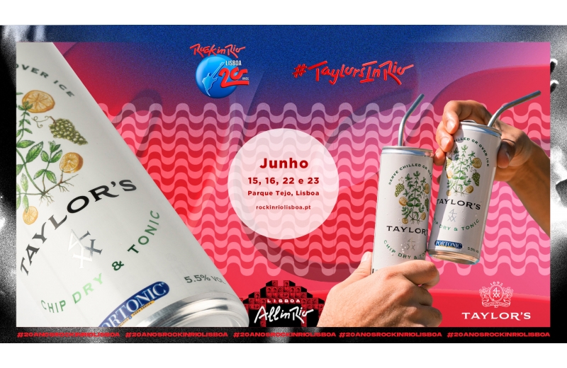 Taylor's is associated with Rock in Rio Lisbon for the first time and has one of its latest innovations - Taylor's Chip Dry &...
